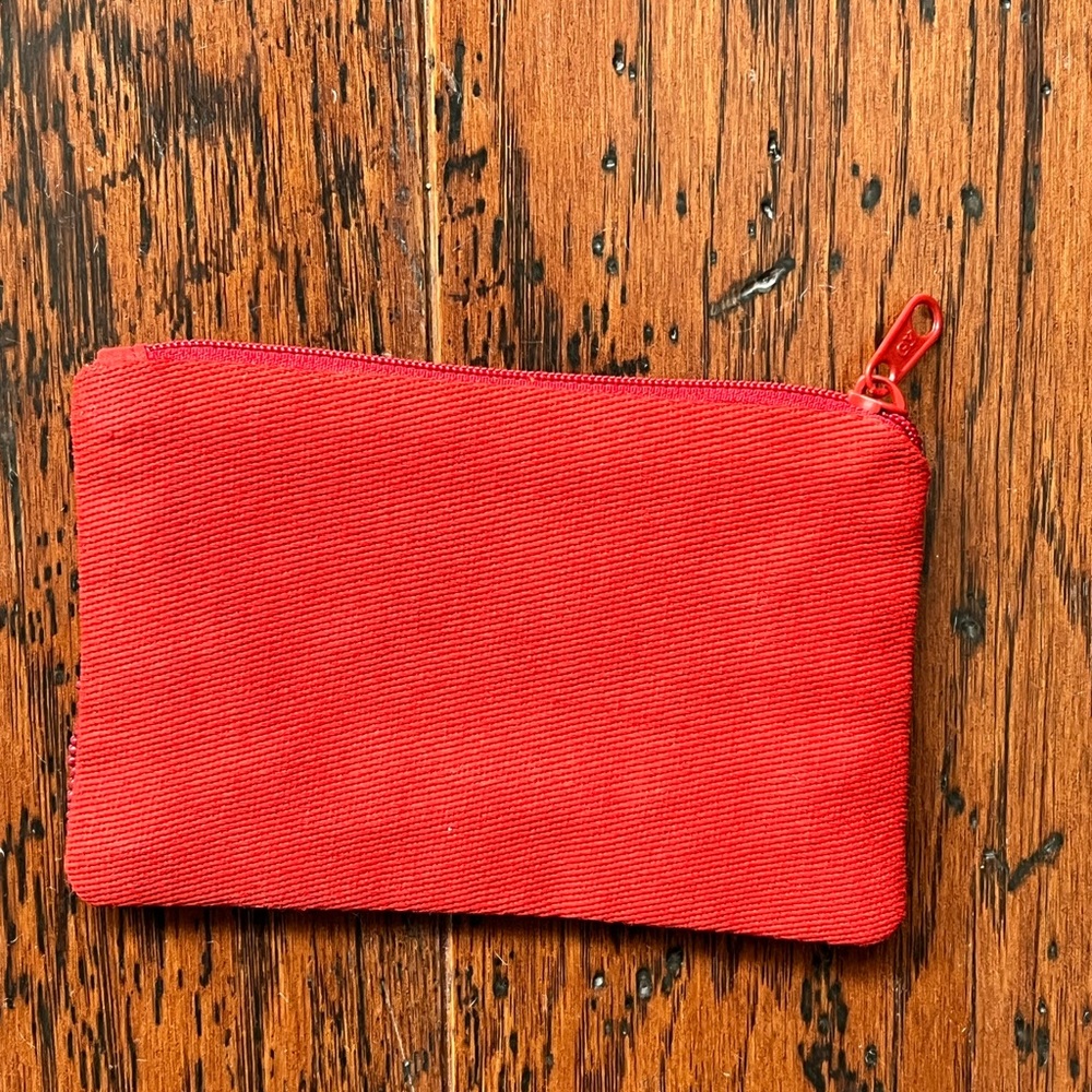 Red Beaded Touchdown Pouch - Picture 2 of 2